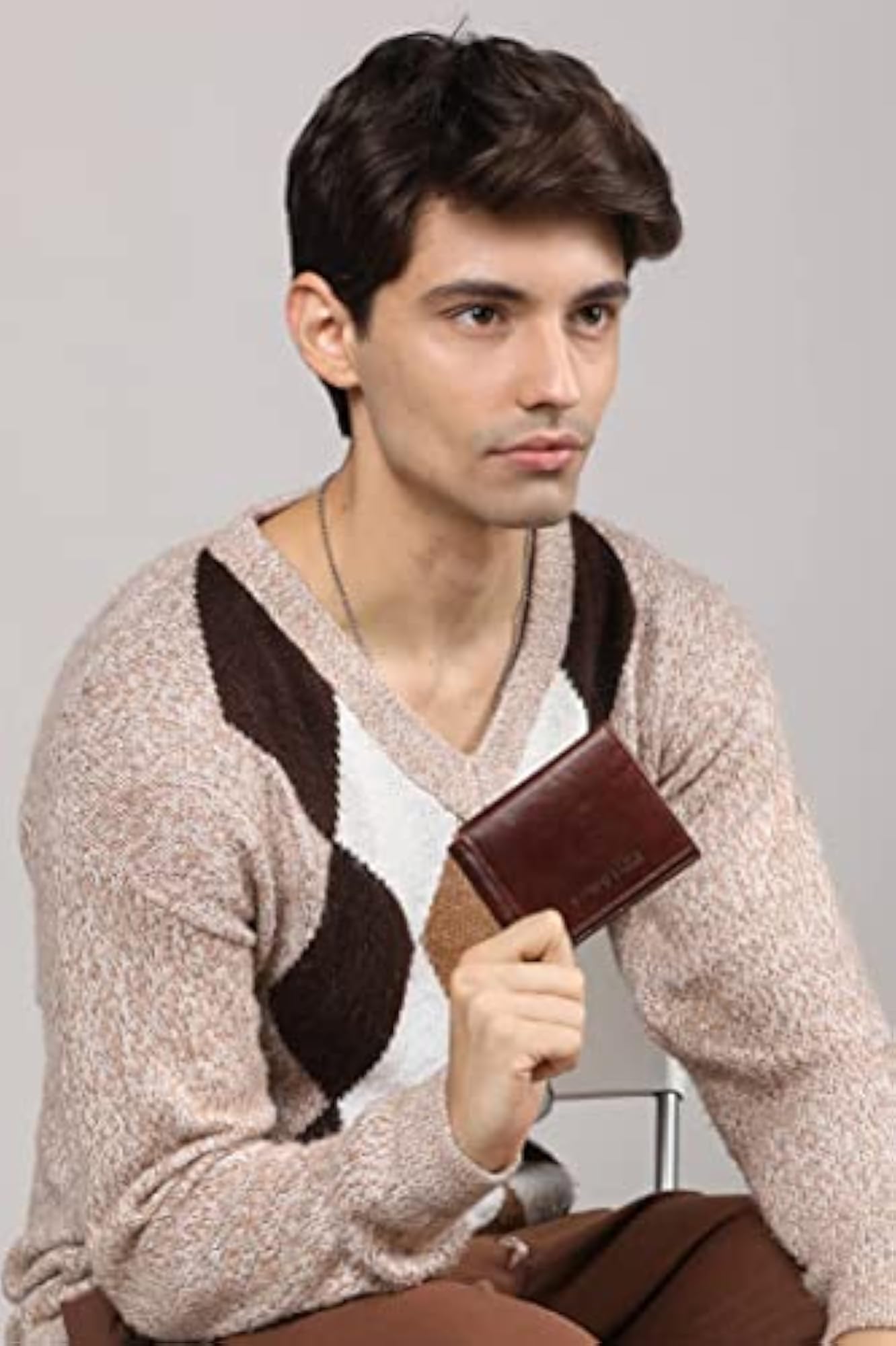 Brown Leather Wallet for Men