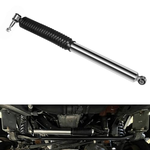 Front Steering Stabilizer for Ford F-250 F-350 Super Duty 4WD 2008-2016 46mm Monotube Steering Damper Replacement 24-196284
