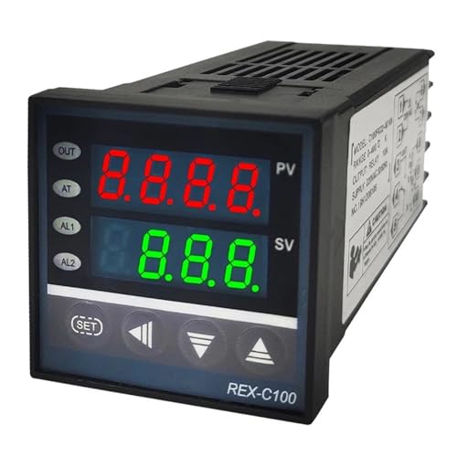 Controlador REX-C100 digital para evitar variaciones de calor con sonda K