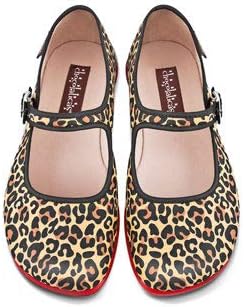 Hot Chocolate Design Chocolaticas Leopard Women's Mary Jane Flat Multicoloured HCD 39