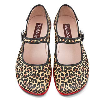 Hot Chocolate Design Chocolaticas Leopard Women's Mary Jane Flat Multicoloured HCD 39