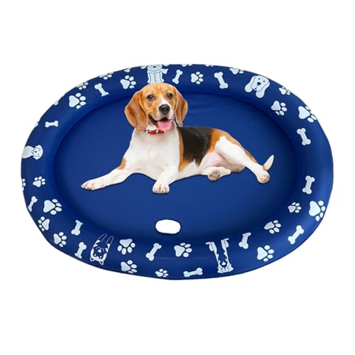 Zynphancer 犬用インフレータブルバスタブ 折りたたみ式滑り止め排水設計 PVC素材 家庭用ペットケア for 犬との互換性あり