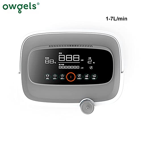 Owgels Oxystar Portable Oxygen Concentrator With Purity 93% + 3%, Oxygen Flow 1-7 Lpm, Healthcare Equipment For Home/Personal Use, With Led Display, White - Image 4