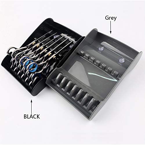 Ozzptuu Professional Abs Salon Scissors Holder Racks Barber Shop Shears Stand Organizer Storage Tray Keeper Available For 6 Scissors For Hairdressers Hair Stylist (Black) #TOP6