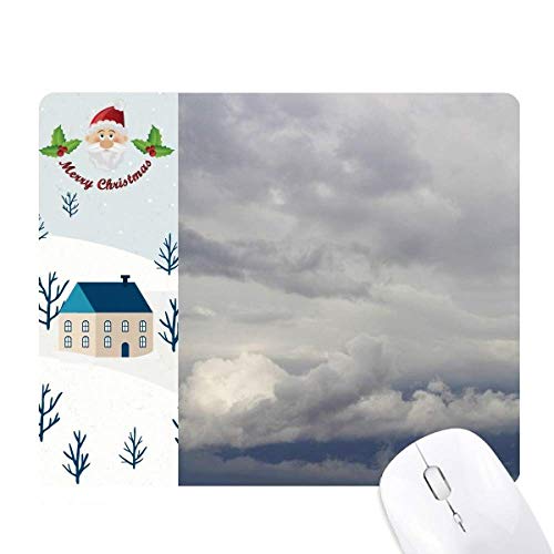 Tapis de souris grand modèle avec motif de nuages sombres pour météo