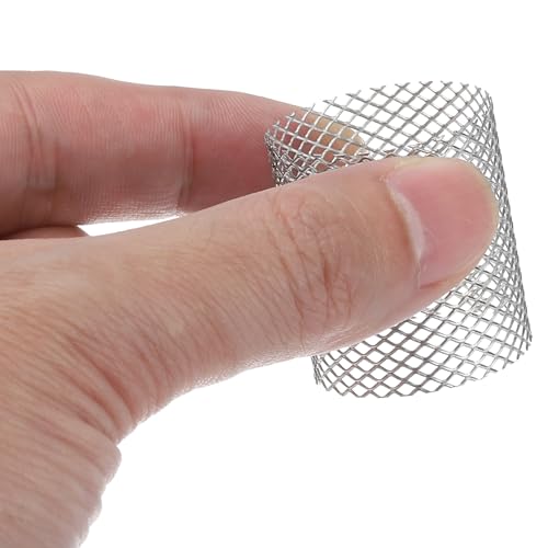Image of PATIKIL 2 Pcs 28mm OD Strainer Mesh, 30mm H Screen Y Shaped Strainer Filter Valve Mesh Screen 304 Stainless Steel Strainer Mesh for Debris Pump Water Oil Separation