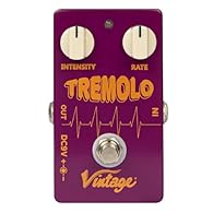 Tone: Delivers vintage tremolo Controls: 2 knobs (Intensity, Rate) Bypass: True bypass (minimizes tone loss) Build: Durable aluminum alloy enclosure Power: DC 9V, 30mA (low power consumption)