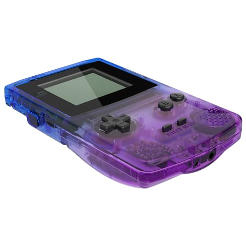 Image of IPS Ready Upgraded eXtremeRate Gradient Translucent Bluebell Replacement Shell Full Housing Cover Buttons for Gameboy Color - Fit for OSD IPS & Regular IPS & Standard LCD -Console & IPS Screen Without