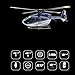 EC135 C187 Remote Controlled Heli Aircraft Plane RC Helicopter add Optical Flow Positioning Single Rotor No Ailerons 6-Axis Gyroscope Altitude Hovering Aerobatics for Adults Beginners