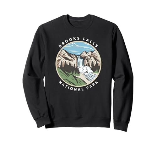 Sweatshirt Brooks Falls Alaska évadez-vous au cœur des grands espaces sauvages