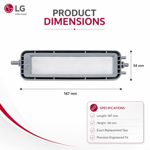 Image of LG Original Lint Filter for LG Semi Automatic Washing Machine (5230FW3160G)