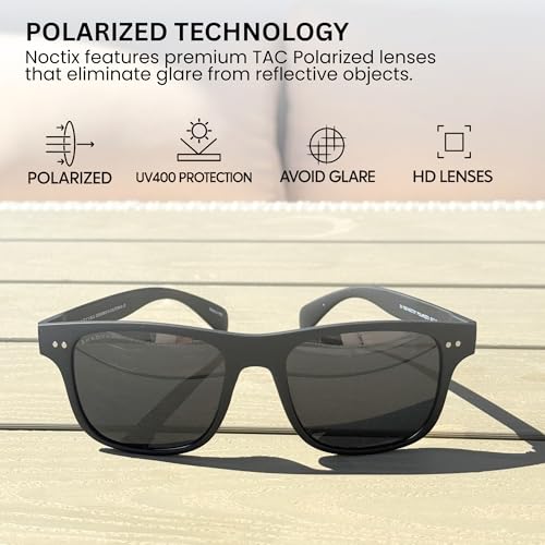 ShadyVEU NOCTIX PRO Floating TPX Polarized Super Dark UV400 Mens Womens Sunglasses (Floating Frame)3
