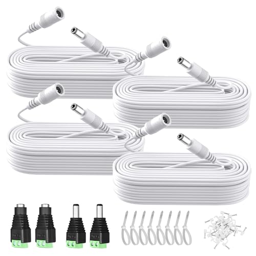 Cable de extensión de alimentación de 12V para instalación de cámaras y tiras LED en casa
