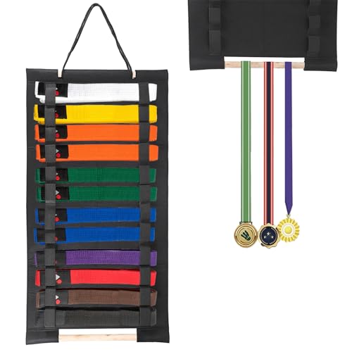 Soporte de cinturones de taekwondo y karate para decorar paredes de habitaciones