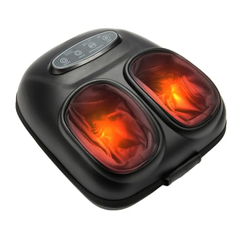 Image of LINGTENG Foot Massager, Heated Foot Massager (Dark Gray)