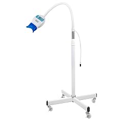 Professional Mobile Teeth Whitening Lamp Teeth Whitener Bleaching Accelerator with Cold Blue Light for Dental Clinic Beauty Salon