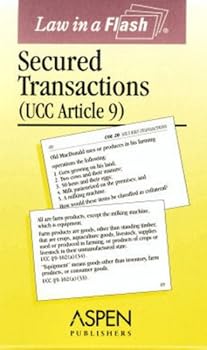 Cards Law In a Flash Secured Transactions, (UCC Article 9) (Law in a Flash Cards) Book