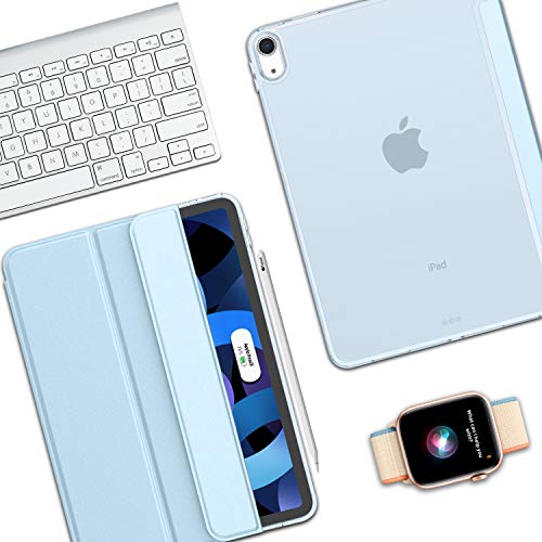 iMieet Capa para iPad Air 4 2020 – Capa para iPad Air 4ª geração 10,9 polegadas leve e fina com tras