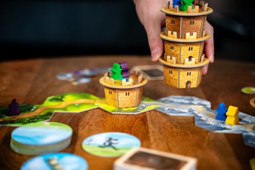 Wandering Towers juego de mesa estrategia para 1-6 jugadores miniatura 6