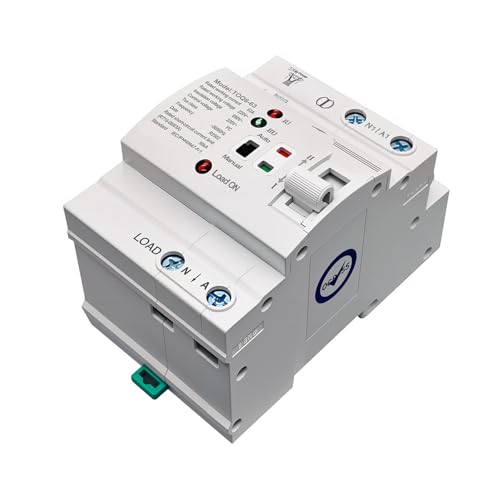 Inverseur de source automatique ATS 2P 63A 220V pour rail DIN