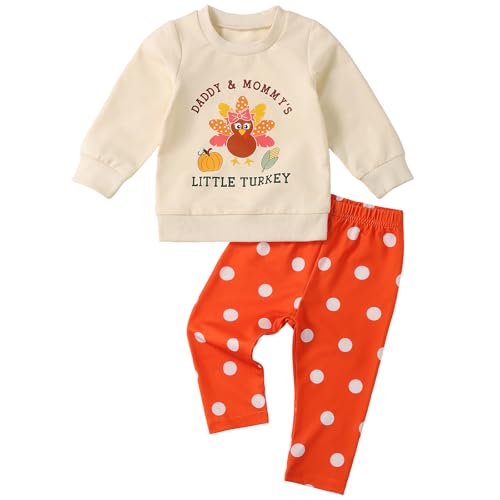 Toddler Baby Girl thanksgiving Outfit Turkey Long Sleeve Sweatshirt Pants headband Toddler Girl Thanksgiving Clothes