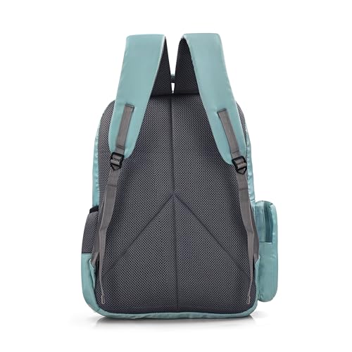Image of 40L Laptop Backpack for Men & Women | Water-Resistant College Bag with Laptop Compartment (Up to 16 Inch) | Ergonomic Padded Straps | Multi-Compartments Travel Backpack | Aqua Green