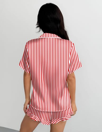 Women's Satin Short Sleeve Pajama Set - image 2