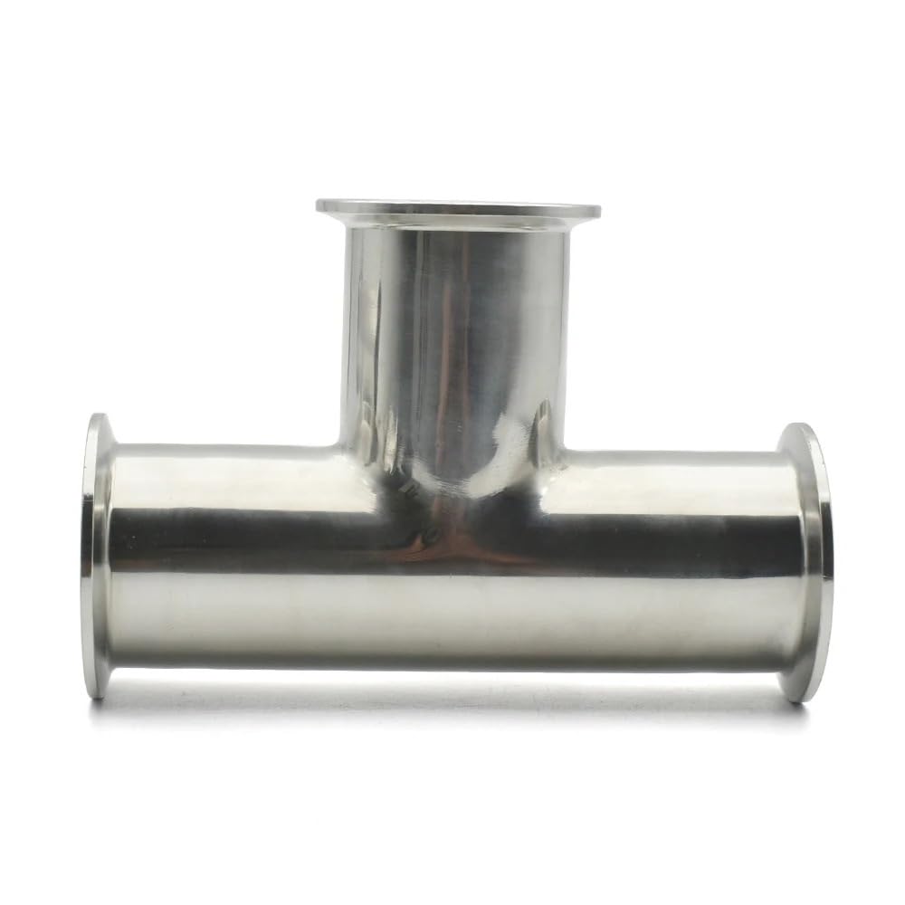 Łącznik Trójnikowy Ze Stali Nierdzewnej 304 Przemysłowy Łącznik Rurowy Typu Zaciskowego. Dostępnych Jest Wiele Rozmiarów(76mm Ferrule 91,SS316L)