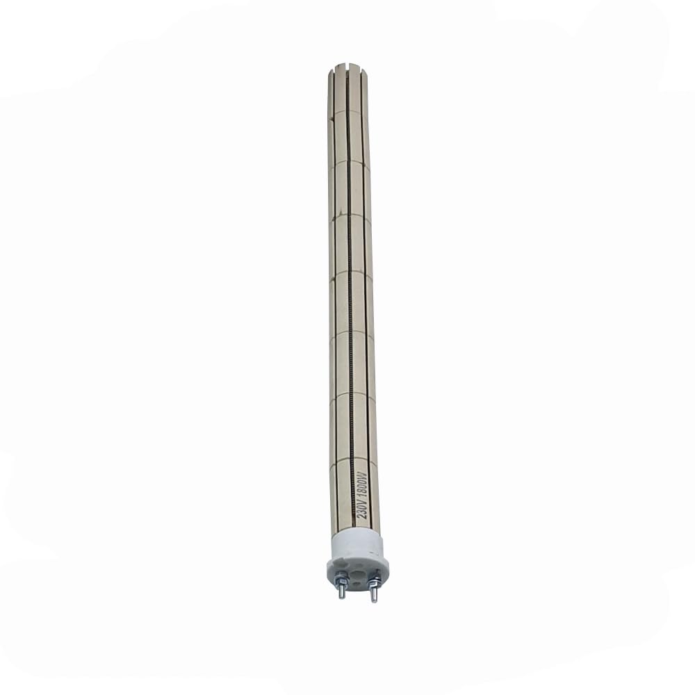 Resistencia Cerámica para Termo Eléctrico, 1800W, 230V, 41cm, 8 Elementos