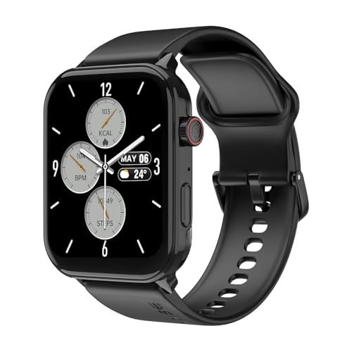 Image of Noise Icon 5 Smartwatch with AI Watch Faces & AI Search, 1.95 inch AMOLED Display, 10 Days Battery, Bluetooth Calling, 100+ Sports Modes, IP68 (Jet Black)