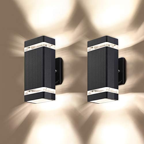 LMP LED Outdoor Wall Light, Aluminum IP65 Waterproof Porch Lights