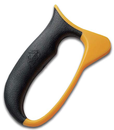 Outdoor Edge Tungsten-Carbide Knife Sharpener with Removable and Reversible Tungsten Carbide V-Shaped Bits for all Outdoor and Kitchen Knives