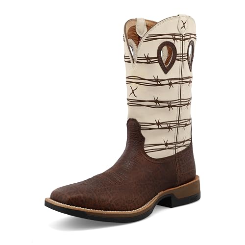 Image of Twisted X Men's 6 inch Work Oblique Toe Boot with CellSole comfort footbed