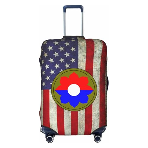 9th Infantry Division Luggage Cover Travel Luggage Protective Cover