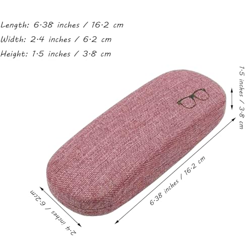 Image of Eyeglasses Case Eye Glasses Box Eyewear Container Protector Cover Sunglasses Bag Hard Shell Protective Pouch