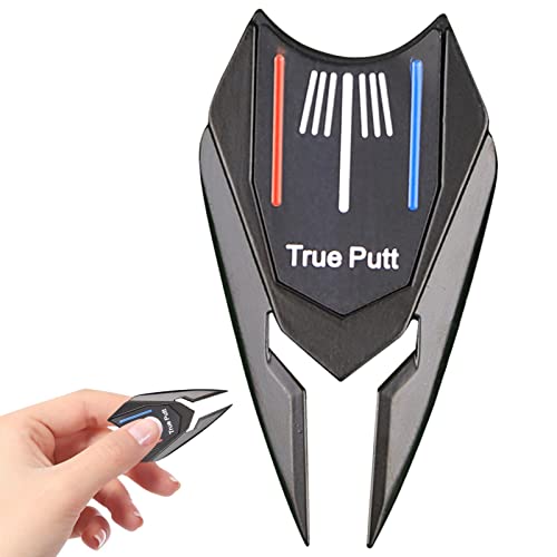 ゴルフディボット修理ツール | 磁気ボールマーカー付きゴルフディボット修理ツール | 磁気ハットクリップゴルフボールマーカー、ゴルフグリーンフォーク、男性用ゴルフアクセサリー付き亜鉛合金ゴルフ修理ツール。