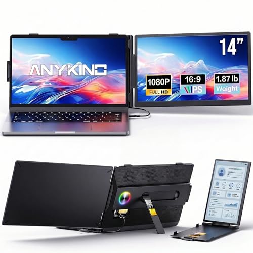 Image of Laptop Screen Extender for 13-17.3 inch Laptops (Matte Black)