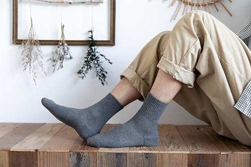 2 Pairs Solid colour crew socks - Mens Colorful Cotton Socks - Novelty Solid Dress Sox Colorful Fashion Fun3