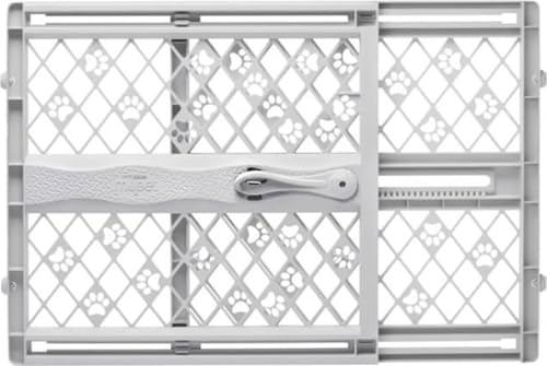 MYPET North States Paws Portable Pet Gate: 26-40' Wide. Pressure Mount. No Tools Needed. Made in...