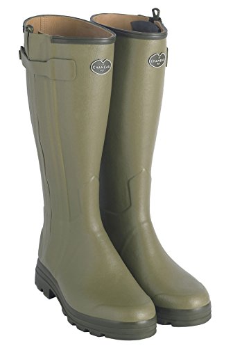 Preisvergleich Produktbild Le Chameau Damen Gummistiefel Chasseur Cuir Oliv 40