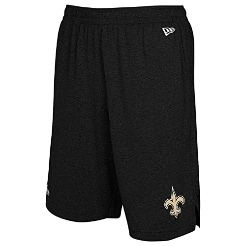 New Era NFL Football Men's Ground Running Performance Casual Shorts, New Orleans Saints, X-Large