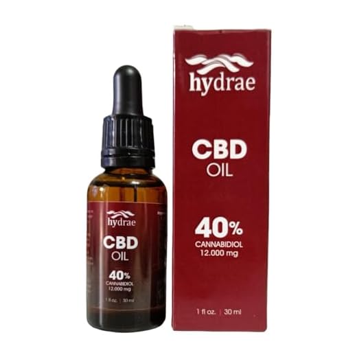 HYDRAE Aceite CBD | Liposomal CBD OIL 40% | 30ml | 12000 mg CBD Puro | Fórmula biodisponibilidad | 0% THC | Aceite MCT Coco Natural