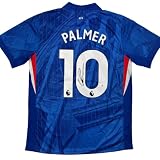 Autographed/Signed Cole Palmer Chelsea FC Blue Soccer Futbol Jersey Beckett BAS COA