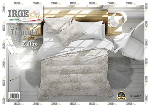 Intimitaly® Édredon hiver double lit simple et demie Édredon hiver pour lit 2 places Sachir Beige, lit double (260 x 260)