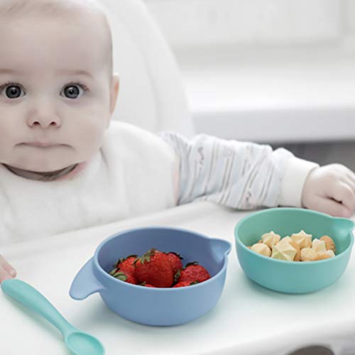 Toyvian 1 Conjunto Tigela de AlimentaÃ§Ã£o de BebÃª Com Colher Pp Tigela de PlÃ¡stico Recipiente de
