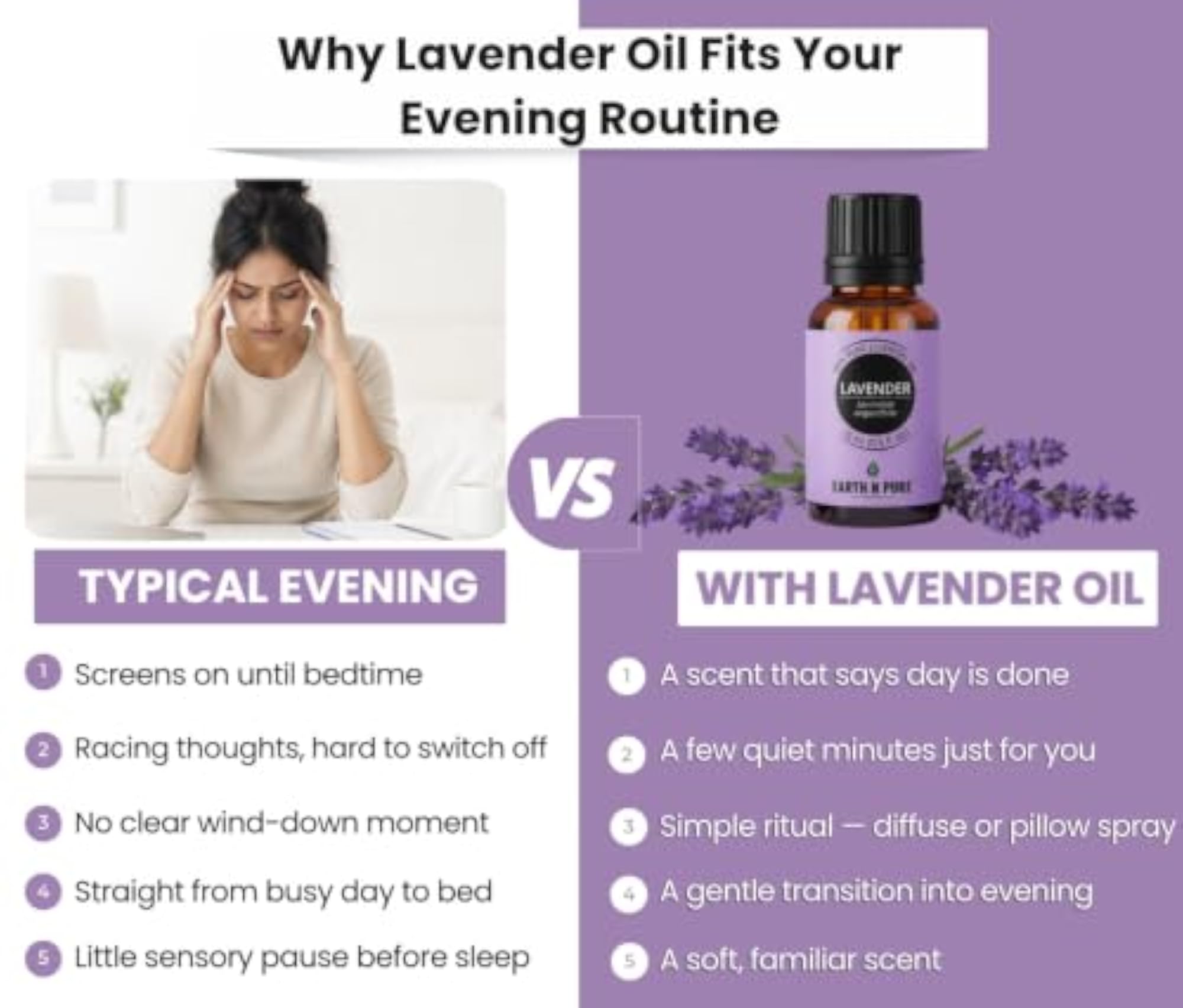 Lavender Essential Oil, 100% Pure