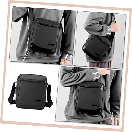 NOLITOY Nylon Shoulder Bag Black Crossbody Bag for Travel Briefcase for Men Outdoor Storage Pouch4