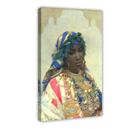 Toile A Tangerian Beauty par Tapiró Y Baró | Une invitation au voyage 61x91cm