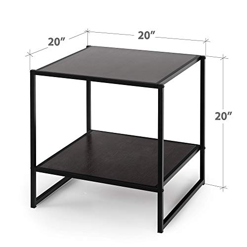 Zinus OLB-ET-2020QB Dane 20 Inch Black Frame Side Table, End Table thumb #2