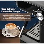 Espresso Machine with Milk Frother - 15 Bar Coffee Maker, 1.5L Water Tank for Cappuccino and Latte - Image 6